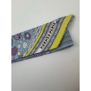 Hermès “Cavaliers du Caucase” Silk Twilly – Blue & Pink